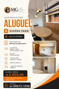 Apartamento com 2 Quartos para alugar, 54m² no Bela Vista, Mossoró