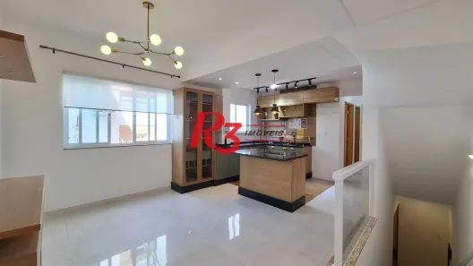 Casa com 2 Quartos para alugar, 88m² no Campo Grande, Santos