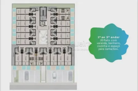 Apartamento com 1 Quarto à venda, 20m² no Porto de Galinhas, Ipojuca