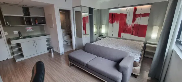 Flat com 1 Quarto para alugar, 37m² no Indianópolis, São Paulo