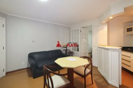 Flat com 1 Quarto para alugar, 39m² no Higienópolis, São Paulo