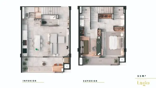 Apartamento com 2 Quartos à venda, 70m² no Campina do Siqueira, Curitiba