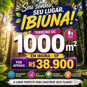 Lote/Terreno à venda, 1000m² no , Ibiúna