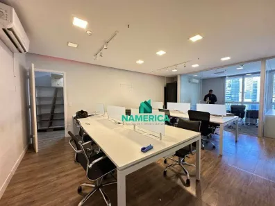 Sala Comercial para alugar, 111m² no Vila São Francisco (Zona Sul), São Paulo