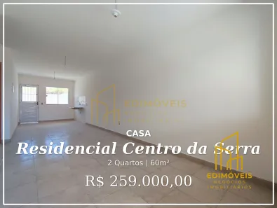 Casa com 2 Quartos à venda, 60m² no Residencial Centro da Serra, Serra