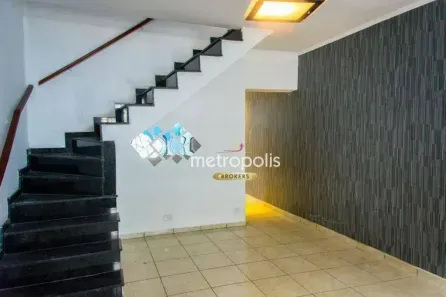 Sobrado com 3 Quartos à venda, 210m² no Vila Camilópolis, Santo André