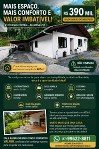 Casa com 4 Quartos à venda, 110m² no Itoupava Central, Blumenau