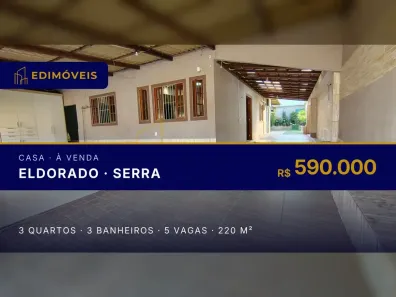 Casa com 3 Quartos à venda, 220m² no Eldorado, Serra