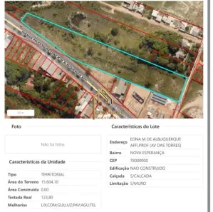 Lote/Terreno à venda, 15604m² no Pedra 90, Cuiabá