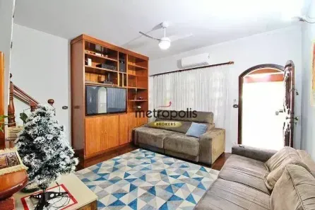 Sobrado com 3 Quartos para venda ou aluguel, 184m² no Campestre, Santo André