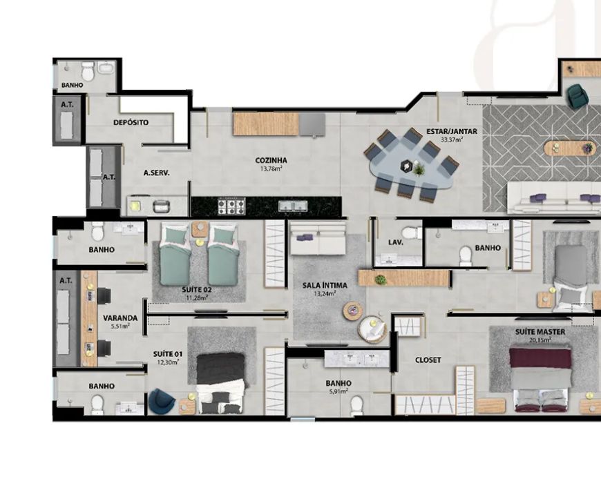 ARTI DESIGN LIVING no Praia da Costa, Vila Velha