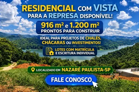 Lote/Terreno à venda, 1200m² no Centro, Nazaré Paulista
