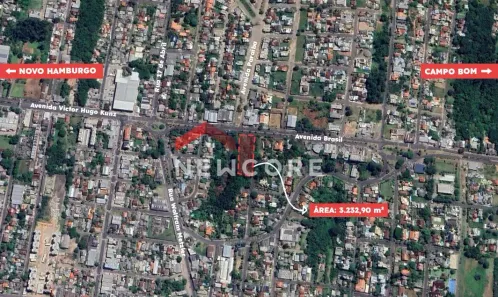 Lote/Terreno à venda, 3232m² no Centro, Campo Bom