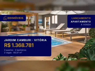 Apartamento com 3 Quartos à venda, 93m² no Jardim Camburi, Vitória