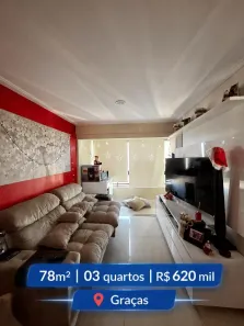 Apartamento com 3 Quartos à venda, 78m² no Boa Vista, Recife
