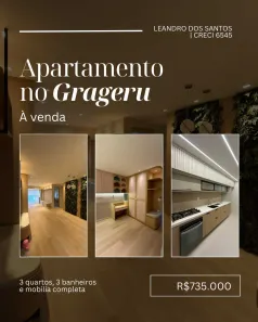 Apartamento com 3 Quartos à venda, 98m² no Grageru, Aracaju