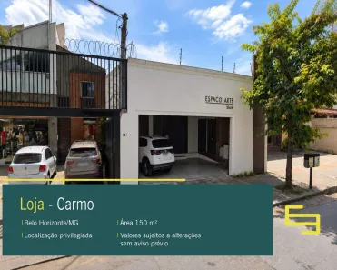 Ponto Comercial para alugar, 150m² no Carmo, Belo Horizonte
