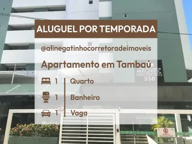 Apartamento com 1 Quarto para alugar, 25m² no Tambaú, João Pessoa