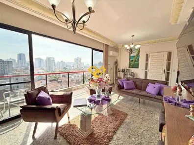 Apartamento com 3 Quartos à venda, 134m² no Embaré, Santos