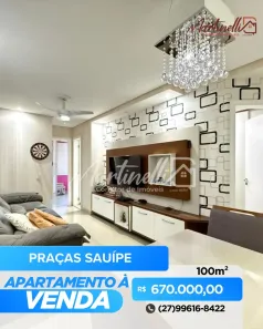 Apartamento com 3 Quartos à venda, 100m² no Praia da Baleia, Serra