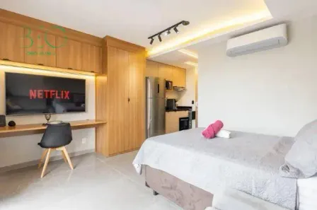 Apartamento com 1 Quarto para alugar, 24m² no Vila Cordeiro, São Paulo