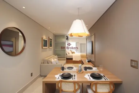 Apartamento com 1 Quarto à venda, 46m² no Lourdes, Belo Horizonte