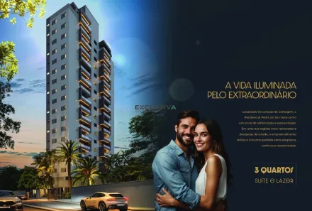 Apartamento com 3 Quartos à venda, 96m² no Centro, Contagem