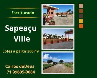 Lote/Terreno à venda, 300m² no , Sapeaçu