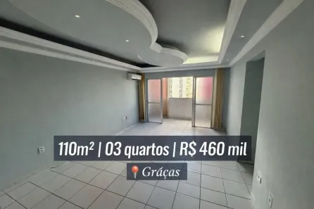 Apartamento com 3 Quartos à venda, 110m² no Graças, Recife