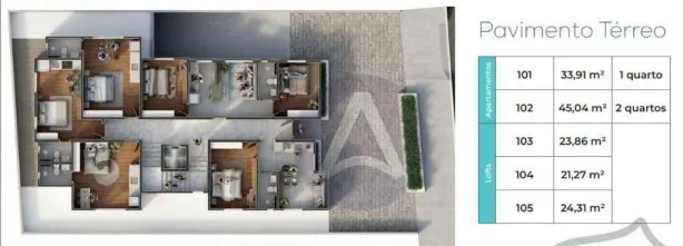 Apartamento com 2 Quartos à venda, 45m² no Ribeirão da Ilha, Florianópolis
