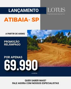 Lote/Terreno à venda, 600m² no Condomínio Porto Atibaia, Atibaia