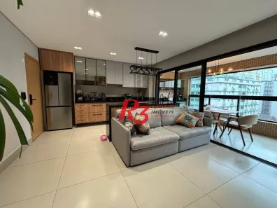 Apartamento com 2 Quartos à venda, 75m² no José Menino, Santos