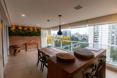 Apartamento com 2 Quartos para venda ou aluguel, 124m² no Brooklin Paulista, São Paulo