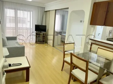 Flat com 1 Quarto para alugar, 47m² no Cerqueira César, São Paulo