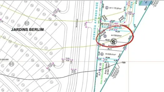Lote/Terreno à venda, 759m² no Jardins Frankfurt, Senador Canedo