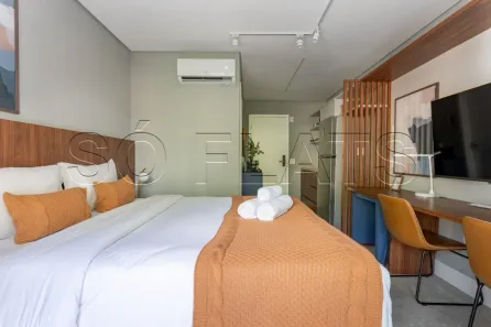 Apartamento com 1 Quarto para alugar, 26m² no Campo Belo, São Paulo