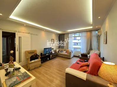 Apartamento com 3 Quartos à venda, 130m² no Gonzaga, Santos
