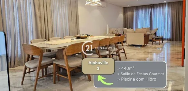 Casa de Condomínio com 4 Quartos à venda, 440m² no Alphaville, Santana de Parnaíba