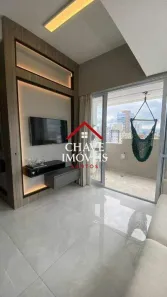Apartamento com 3 Quartos para alugar, 87m² no Gonzaga, Santos