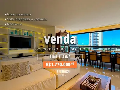 Apartamento com 3 Quartos à venda, 140m² no Tirol, Natal
