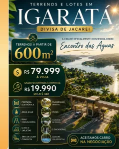 Lote/Terreno à venda, 600m² no Centro, Igaratá