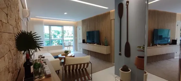 Apartamento com 3 Quartos para alugar, 102m² no Riviera, Bertioga
