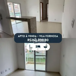 Apartamento com 2 Quartos à venda, 55m² no Vila Formosa, Anápolis