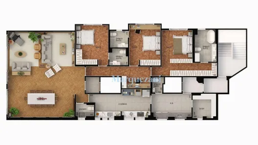 Apartamento com 3 Quartos à venda, 220m² no Higienópolis, São Paulo