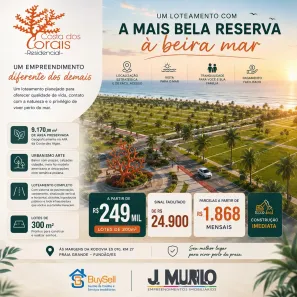 Lote/Terreno à venda, 300m² no Praia Grande, Fundão
