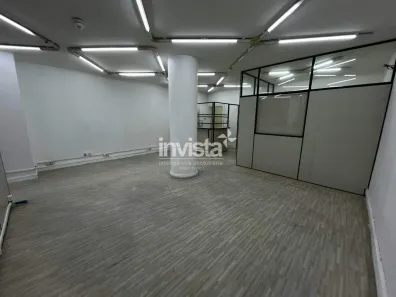 Sala Comercial para alugar, 100m² no Centro, Santos