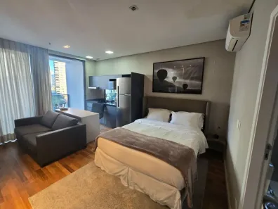 Flat com 1 Quarto para alugar, 35m² no Vila Olímpia, São Paulo