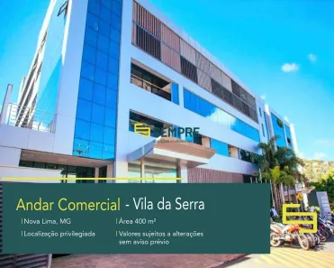 Sala Comercial para alugar, 500m² no Vila da Serra, Nova Lima
