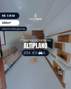 Casa com 5 Quartos à venda, 260m² no Altiplano Cabo Branco, João Pessoa