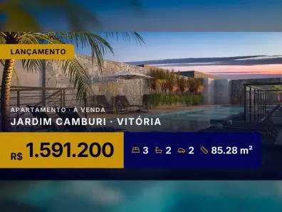 Apartamento com 3 Quartos à venda, 85m² no Jardim Camburi, Vitória